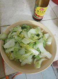 蚝油炒白菜的做法步骤7