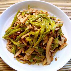 鲜黄花炒肉丝