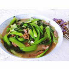 肉丝油菜